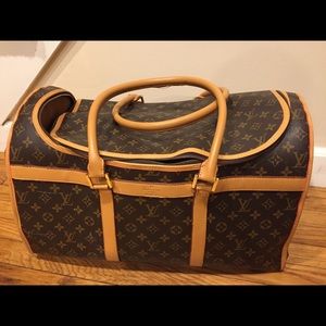 Louis Vuitton Travel Tote Dog Bag